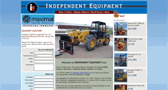Desktop Screenshot of independentequip.com